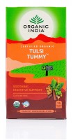 Organic India TULSI TUMMY 25 Tea Bags, Soothing Digestive Support